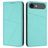 Mobigear Frosted Flip iPhone Air Hülle Klapphülle Geldbörse - Blau