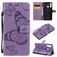 Mobigear Butterfly Huawei Y6p Hülle Klapphülle Geldbörse - Lila