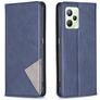 Mobigear Rhombus Slim Realme C35 Hülle Klapphülle - Blau
