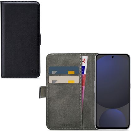 Mobilize Classic Gelly Wallet Samsung Galaxy S24 FE Klapphülle Portemonnaie - Schwarz