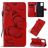 Mobigear Butterfly Samsung Galaxy S10 Lite Hülle Klapphülle Geldbörse - Rot