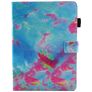 Mobigear Marble iPad 6 (2018) Hülle Klapphülle - Blau / Pink