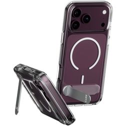 CARE by PanzerGlass Kickstand iPhone 18 Pro MagSafe Hardcase Backcover Shockproof mit Ständer - Transparent / Weiß