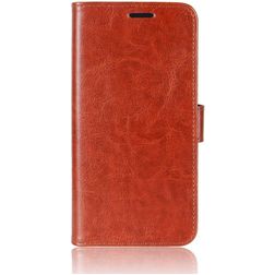 Mobigear Wallet Huawei P30 Lite Hülle Klapphülle Geldbörse - Braun