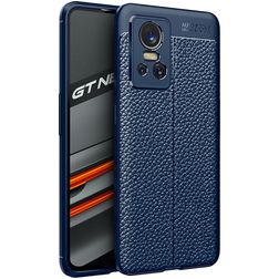 Mobigear Luxury Realme GT Neo 3 Hülle Flexibles TPU Backcover - Blau
