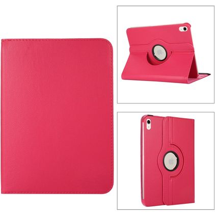 Mobigear DuoStand iPad 11 (2025) Hülle Drehbare Klapphülle - Magenta
