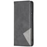 Mobigear Rhombus Slim Xiaomi 12 Hülle Klapphülle - Schwarz