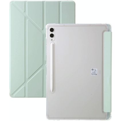 Mobigear Origami Samsung Galaxy Tab S11 Hülle Klapphülle - Grün