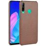 Mobigear Croco Huawei P40 Lite E Hülle Hardcase Backcover - Braun