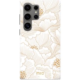 MIO Samsung Galaxy S24 Ultra MagSafe Hülle Hardcase Backcover - White Roses