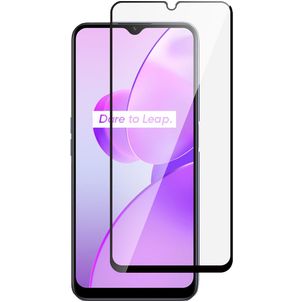 Mobigear Premium Realme C31 Panzerglas Gehärtetes Glas Displayschutz - Hüllenfreundlich - Schwarz