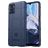 Mobigear Rugged Shield Motorola Moto E22 Hülle Flexibles TPU Backcover Stoßfest - Blau