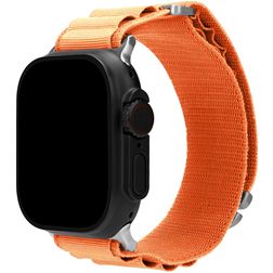 Mobilize Alpine Nylon Apple Watch Armband Dornschließe - 49/46/45/44 mm - Orange