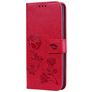 Mobigear Roses Huawei Mate 20 Pro Hülle Klapphülle Geldbörse - Rot