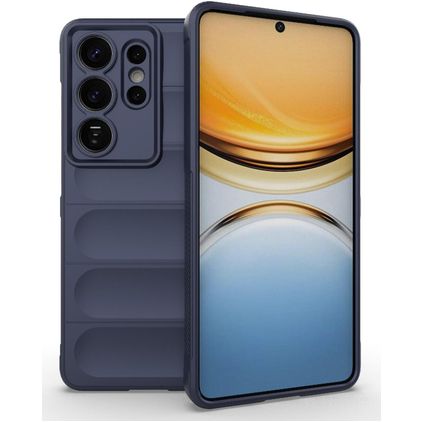 Mobigear Bumpy Samsung Galaxy S26 Ultra Hülle Flexibles TPU Backcover - Dunkelblau
