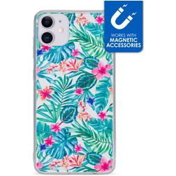 My Style Magneta iPhone 11 TPU (flexibel) Backcover - Jungle