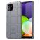 Mobigear Rugged Shield Samsung Galaxy A03 Hülle Flexibles TPU Backcover Stoßfest - Grau
