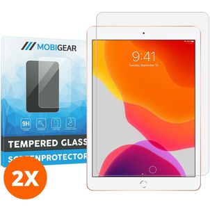 Mobigear iPad 7 (2019) Panzerglas Gehärtetes Glas Displayschutz - Hüllenfreundlich (2er Pack)