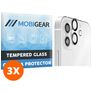 Mobigear iPhone 12 Mini Panzerglas Gehärtetes Glas Kamera Schutz - Hüllenfreundlich (3er Pack)