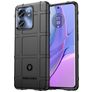 Mobigear Rugged Shield Motorola Edge 40 Hülle Flexibles TPU Backcover Stoßfest - Schwarz
