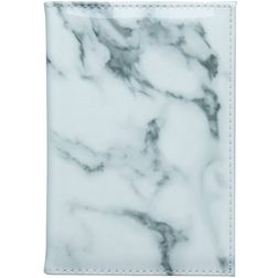 Mobigear Marble Kunststoff Reisepasshülle - Weiß