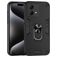 Mobigear Armor Ring Motorola Moto G84 Hülle Hardcase Backcover Stoßfest mit Ringhalter - Schwarz