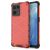 Mobigear Honeycomb OPPO Reno 7 4G Hülle Hardcase Backcover Stoßfest - Rot