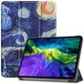 Mobigear Tri-Fold iPad Pro 11 Zoll (2020) Klapphülle - The Starry Night