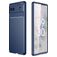 Mobigear Racing Google Pixel 6a Hülle Flexibles TPU Backcover - Blau