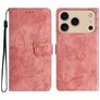 Mobigear Butterfly iPhone 17 Pro Hülle Klapphülle Geldbörse - Pink