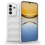 Mobigear Bumpy Samsung Galaxy A37 Hülle Flexibles TPU Backcover - Weiß