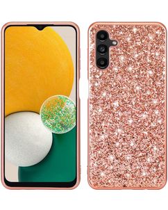 Mobigear Glitter Samsung Galaxy A54 Hardcase Backcover - Roségold