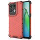 Mobigear Honeycomb OPPO Reno 8 Pro 5G Hülle Hardcase Backcover Stoßfest - Rot