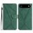 Mobigear Stitch iPhone Air Hülle Klapphülle Geldbörse - Grün