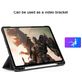 Mobigear Tri-Fold Gel iPad Pro 12.9 Zoll (2018) Hülle Klapphülle + Stifthalter - Blau