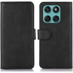 Mobigear Wallet Motorola Edge 60 Fusion Hülle Klapphülle Geldbörse - Schwarz