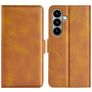 Mobigear Slim Magnet Samsung Galaxy S26 Hülle Klapphülle Geldbörse - Cognac