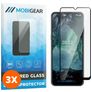 Mobigear Premium Nokia G11 Panzerglas Gehärtetes Glas Displayschutz - Hüllenfreundlich - Schwarz (3er Pack)