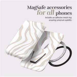MIO Kartenetui - 3 Karten - MagSafe Kompatibel - Sandy Zebra