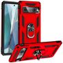 Mobigear Armor Ring Google Pixel 7 Pro Hülle Hardcase Backcover Stoßfest mit Ringhalter - Rot