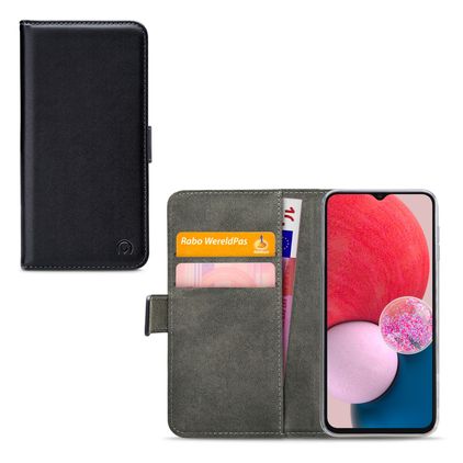 Mobilize Classic Gelly Wallet Samsung Galaxy A13 4G Hülle Klapphülle Geldbörse - Schwarz