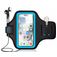 Mobigear Go Active Handyhalterung Joggen OPPO A54 5G Sporthülle Neopren Sportarmband - Blau