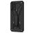 Mobigear Armor Stand Samsung Galaxy A03s Hülle Hardcase Backcover Stoßfest mit Ständer - Schwarz