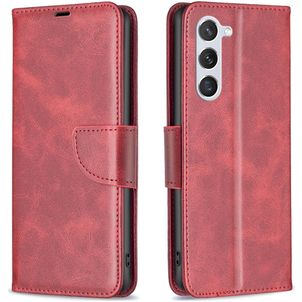 Mobigear Excellent Samsung Galaxy S25 Hülle Klapphülle Geldbörse - Rot
