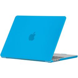 Mobigear Matte MacBook Air 13 Zoll (2022-2025) Hardcase Hülle MacBook Case - Blau - Model A2681 / A3113 / A3240