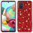 Mobigear Glitter Samsung Galaxy A51 Hardcase Backcover - Rot