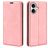 Mobigear Retro Slim iPhone 17 Hülle Klapphülle Geldbörse - Pink