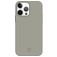 Valenta Snap Luxe iPhone 13 Pro Max Hülle Echtes Leder Backcover - Grau