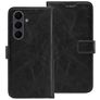 My Style Flex Wallet Samsung Galaxy S25 FE Hülle Klapphülle Geldbörse - Schwarz