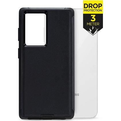 Mobilize Defender Samsung Galaxy S23 FE Hülle Hardcase Backcover Stoßfest - Schwarz